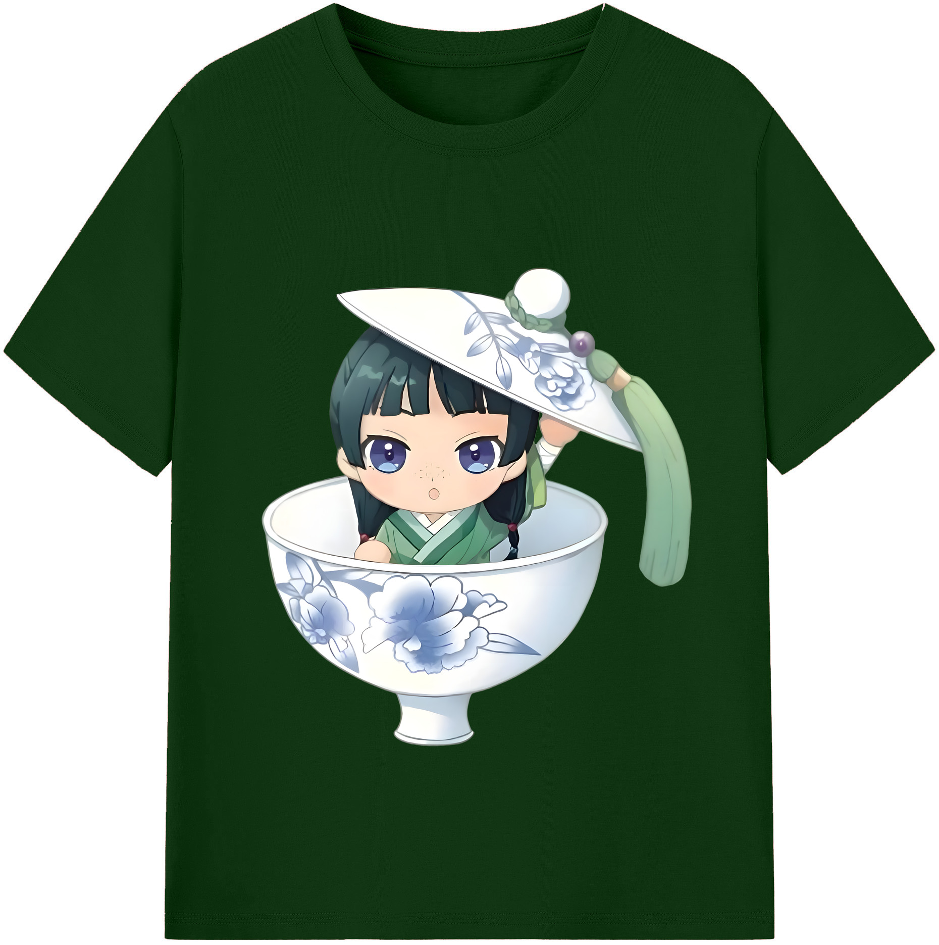 （画像用） 薬屋のひとりごと The Apothecary Diaries 綿100％半袖Tシャツ（フロントプリント）